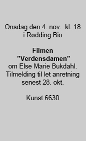 Filmen verdensdamen i rdding bio fjerde november klokken atten